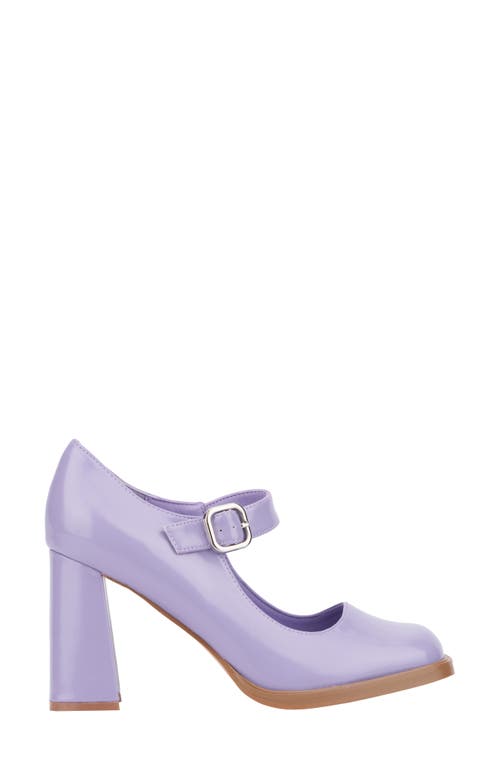 Olivia Miller Mercury Mary Jane Pump In Purple