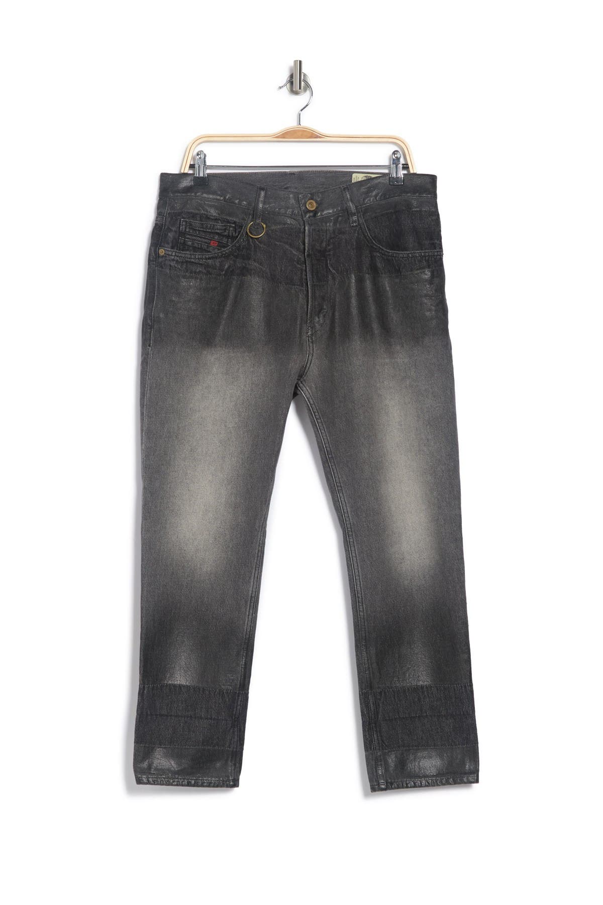 Diesel D-aygle Straight Leg Cropped Jeans In Oxford6