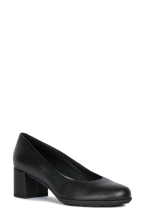 Annya Pump in Black Nappa Leather