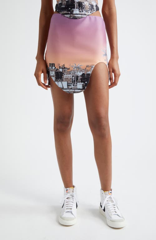 Shop Sammy B Oval Place Miniskirt In Pink