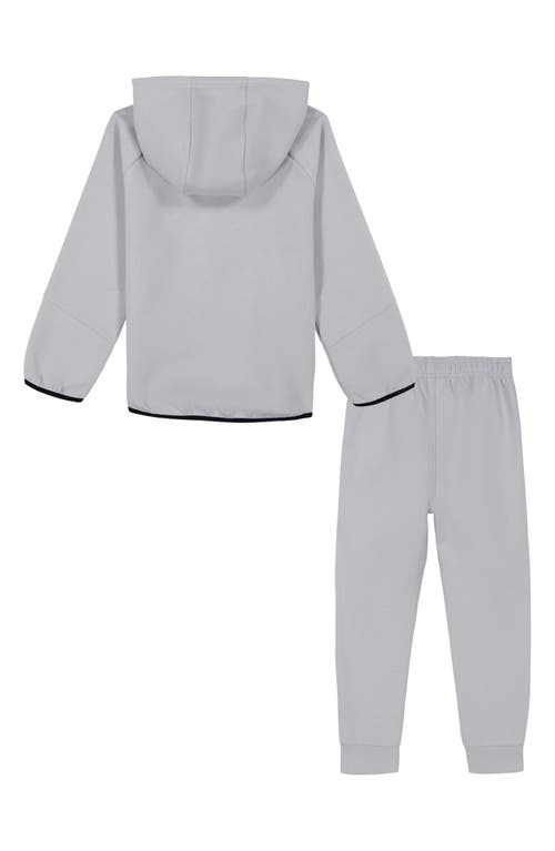 Shop Under Armour Kids' Ua Unstoppable Performance Zip Hoodie & Joggeers Set In Mod Gray