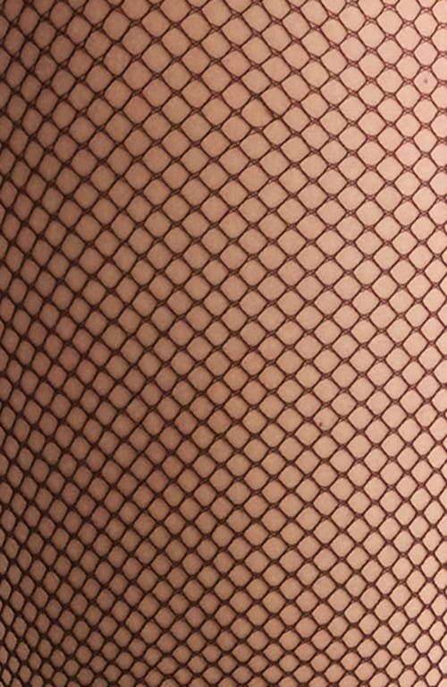 Nordstrom Control Top Fishnet Tights In Black