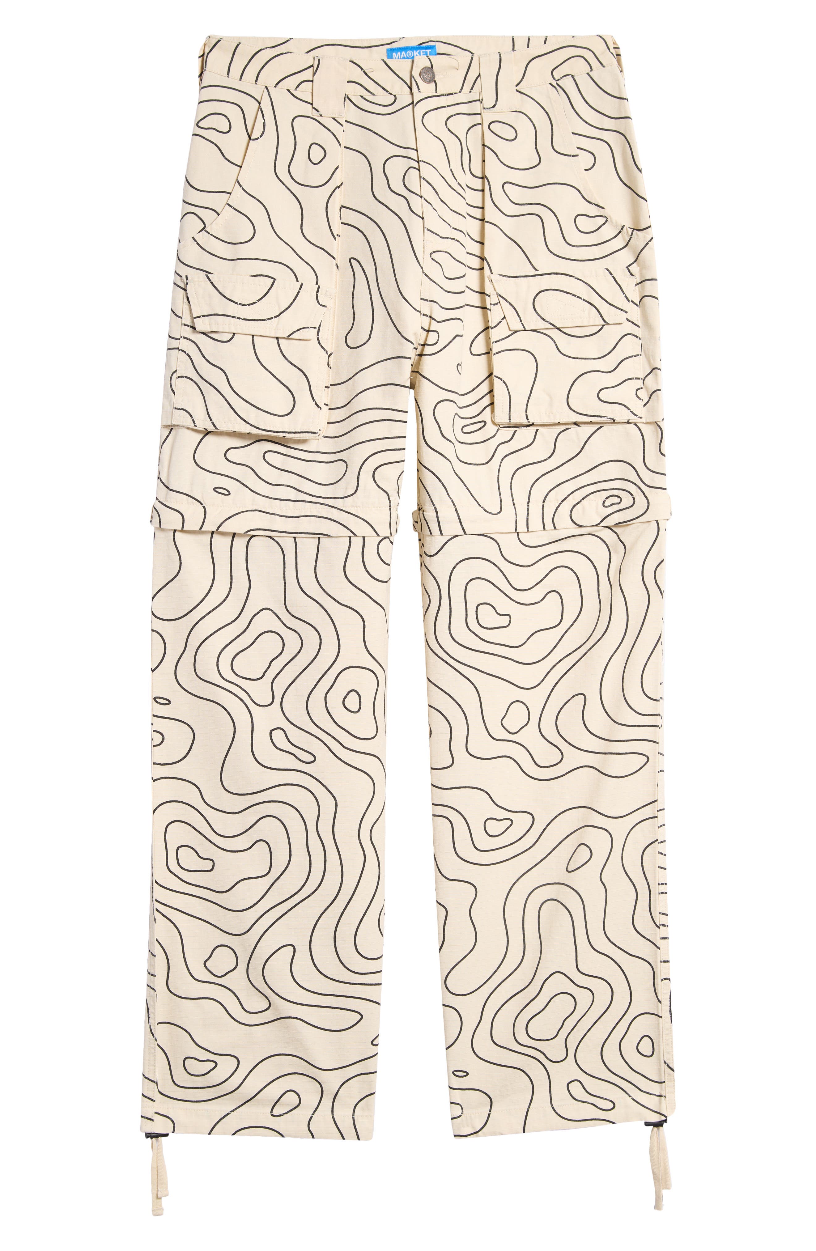 MARKET Topo Moraine Convertible Skating Pants in Ecru 