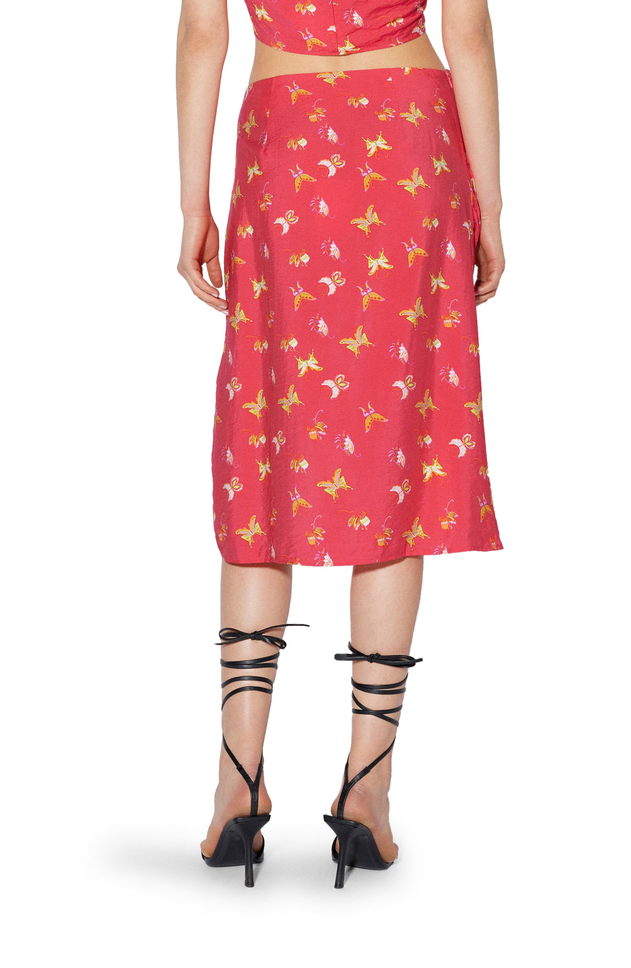 SOMETHING NEW Buffy Faux Wrap Skirt Nordstrom