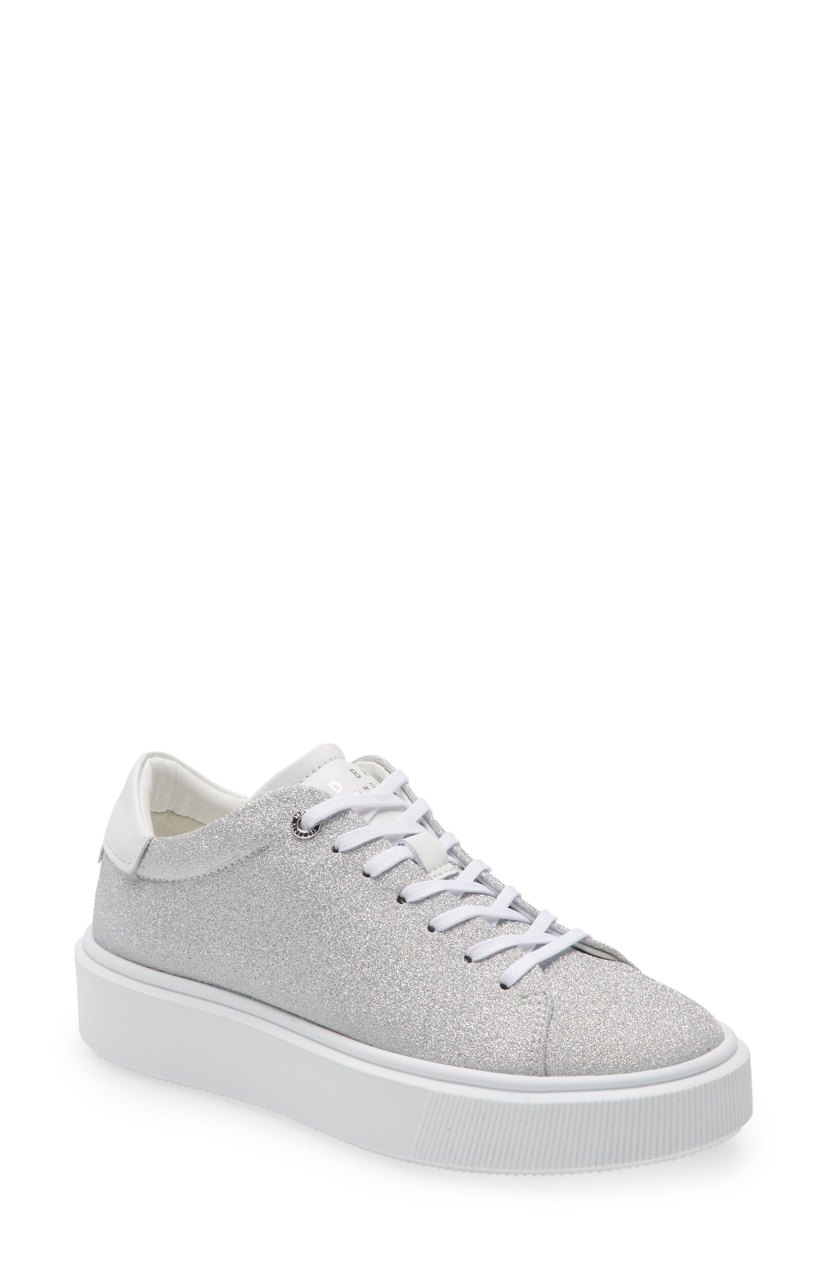 ted baker silver sneakers