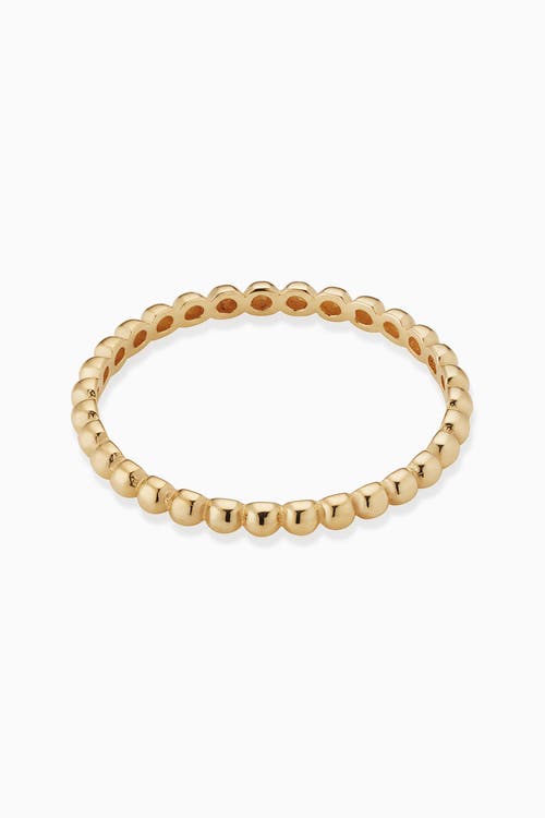 Oradina Women's 14k Yellow Gold Have A Ball Stack Ring In Yellow Gold