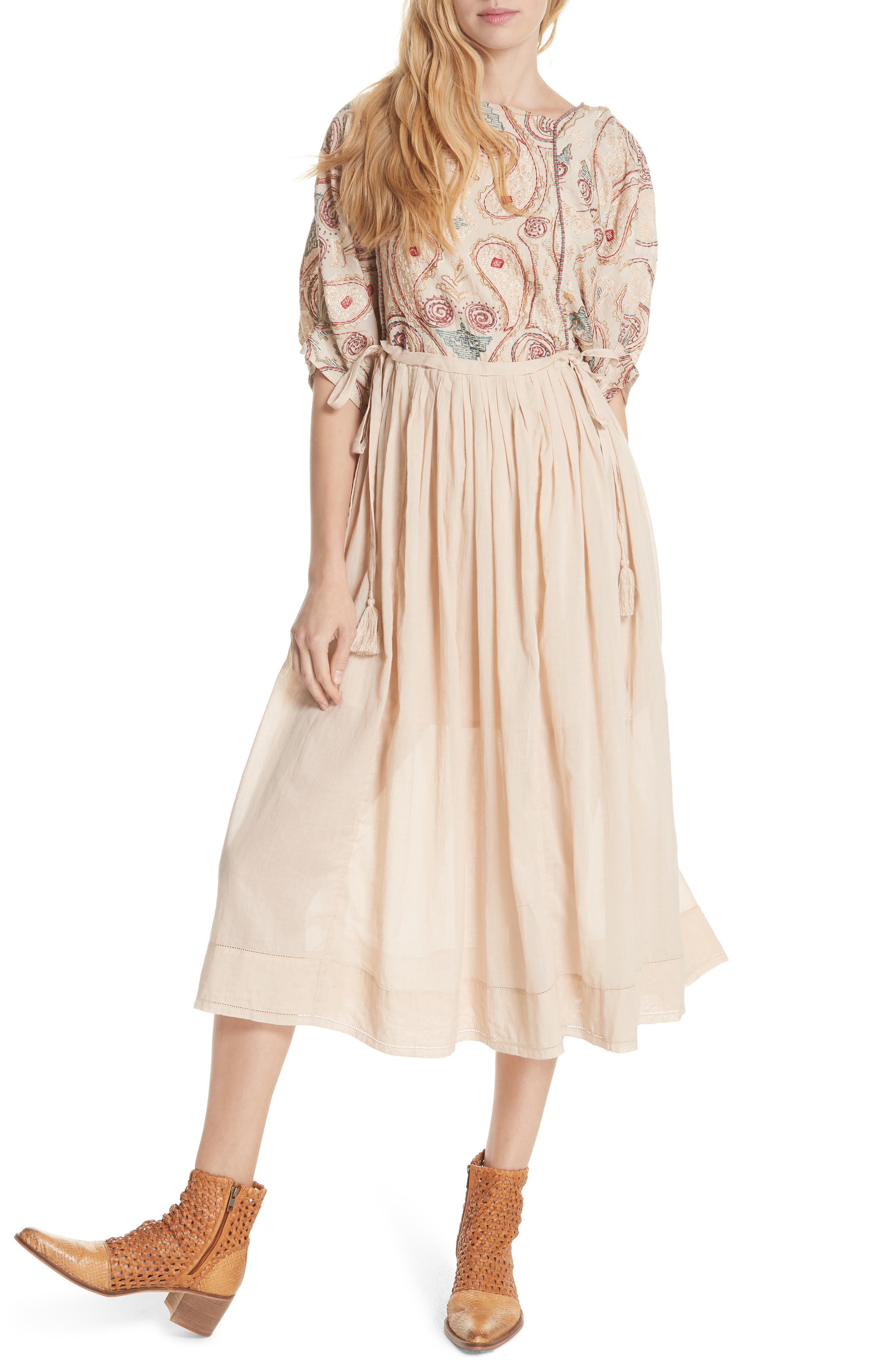 free people mesa midi dress