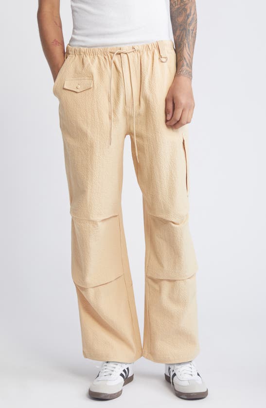 Shop Billionaire Boys Club Hammock Stretch Cotton Pants In Beige