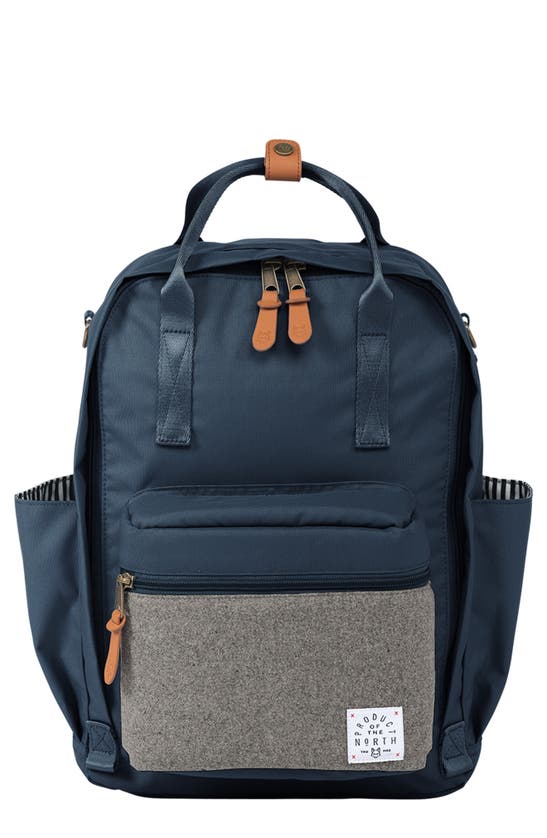 Product Of The North Babies' Elkin Sustainable Diaper Backpack In Navy