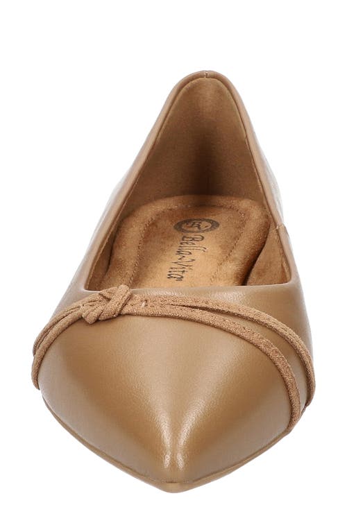 Shop Bella Vita Rhea Ballet Flat In Saddle Leather