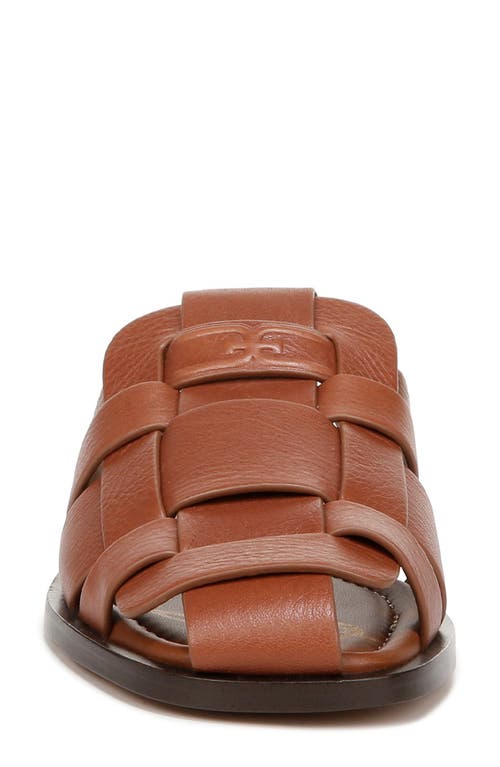 Sam Edelman Dina Slip On Mule Saddle Leather In Saddle