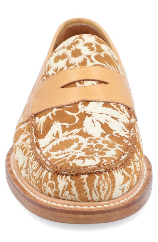 Shop Taft The Fitz Penny Loafer In Floral
