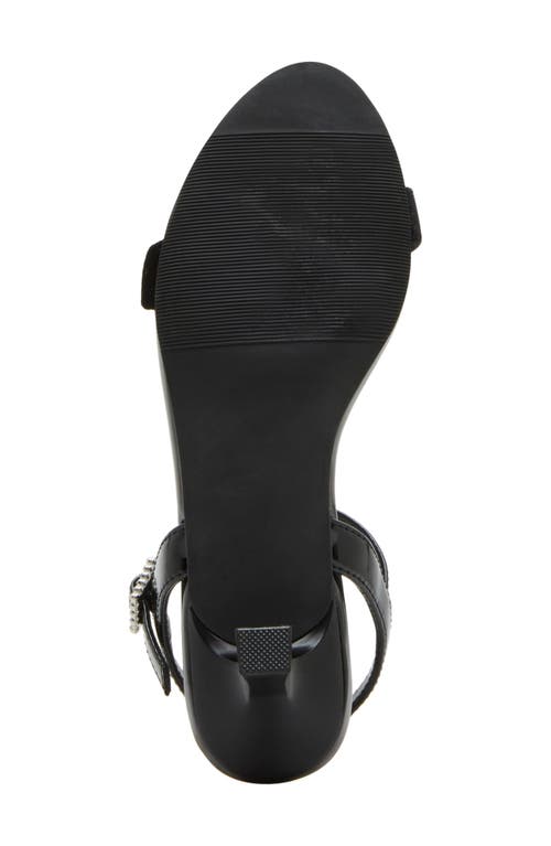 Steve Madden Jpatty Ankle Strap Sandal In Black