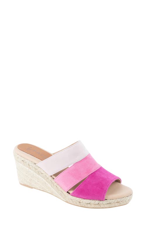 ByPaige BY PAIGE Brie Espadrille Wedge Sandal in Pink