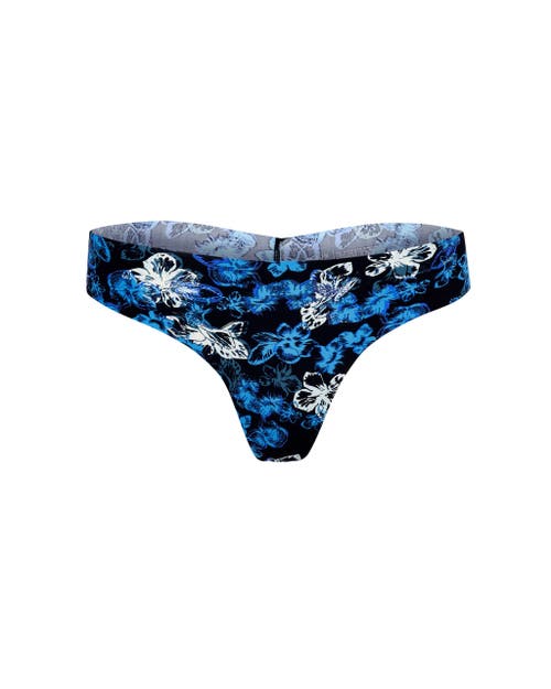 Shop Adore Me Francine Thong Panties In Floral Black