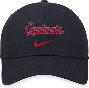 St. Louis Cardinals Heritage86 Wordmark Swoosh Men's Nike MLB Adjustable Hat.
