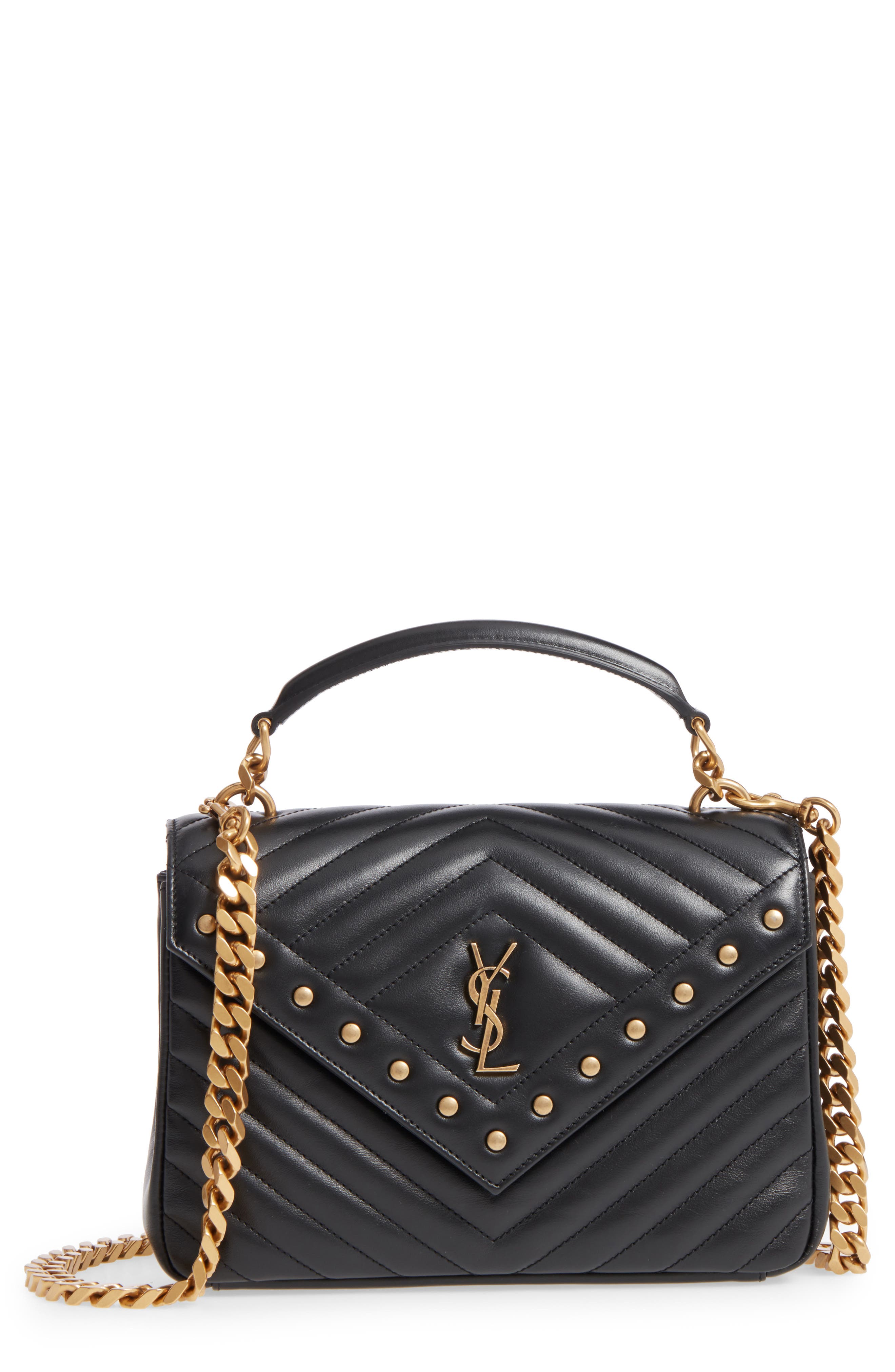 saint laurent studded bag