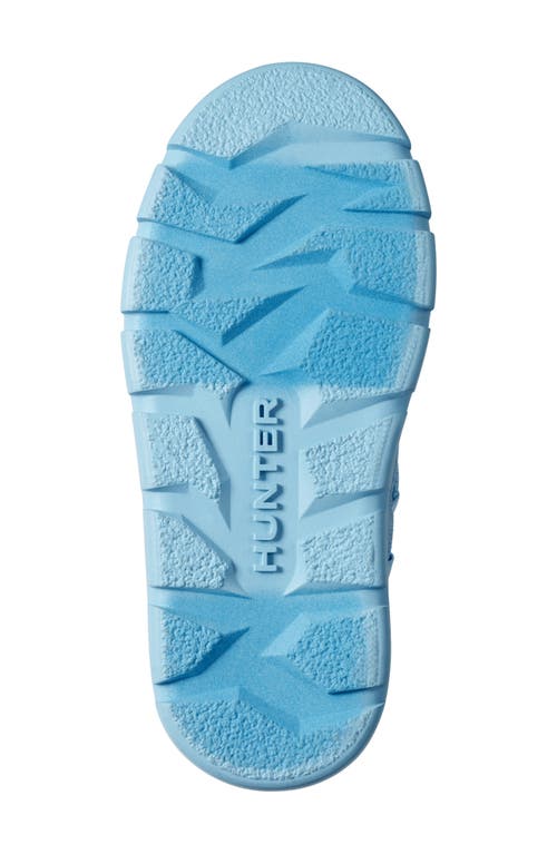 Hunter Kids' Cozy Insulated Waterproof Winter Boot In Light Blue Frost/blue Frost