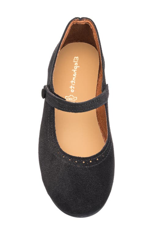 Shop Elephantito Kids' Mary Jane Flat In Black