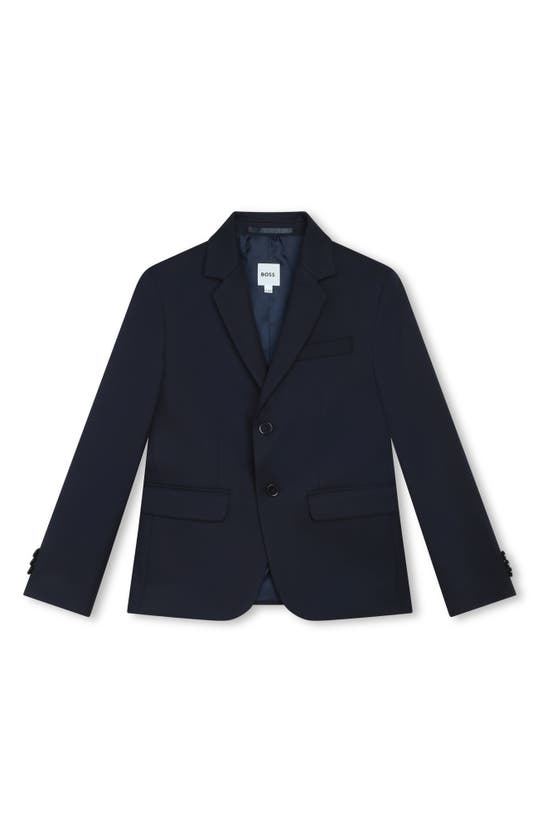 Shop Bosswear Boss Kidswear Kids' Two-piece Suit In Electric Blue