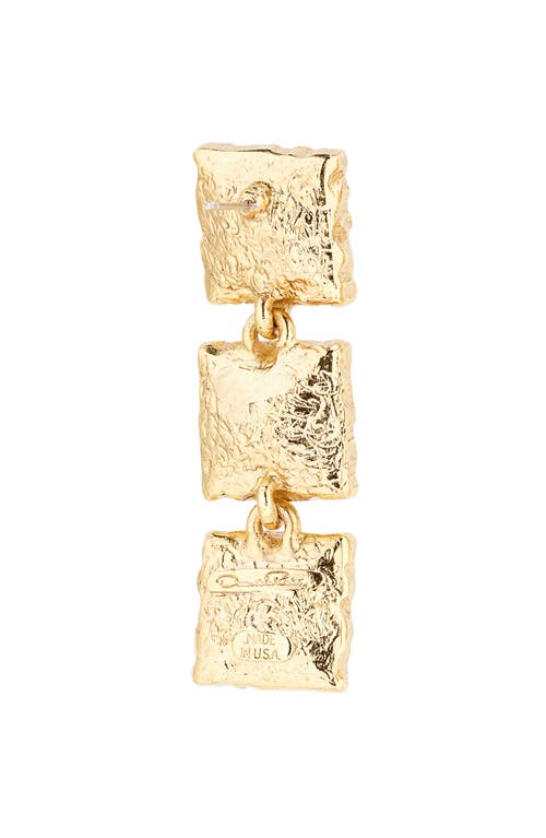 Shop Oscar De La Renta Tennis Drop Earrings In Jonquil