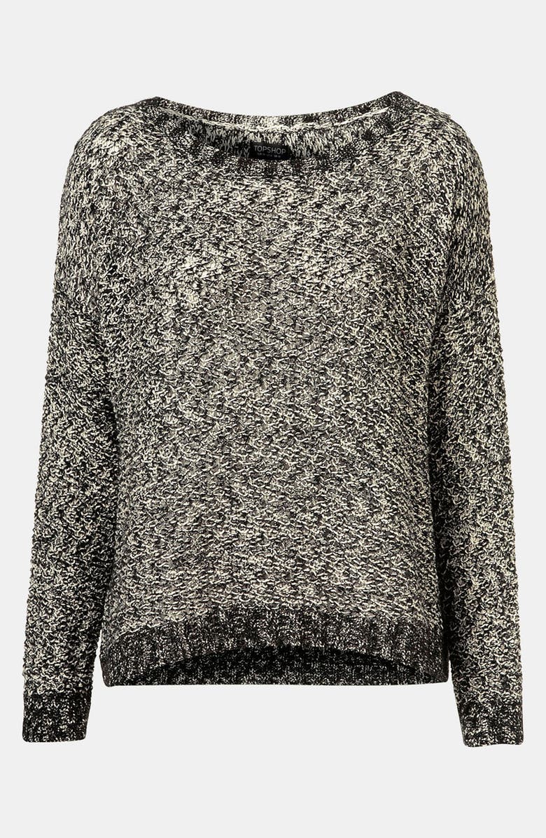 Topshop Boxy Tweed Knit Sweater | Nordstrom