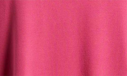24seven Comfort Apparel Stretch Fit & Flare Dress In Pink