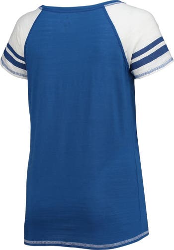 Fanatics Branded Women's Royal Kansas City Royals Official Logo Long Sleeve V-Neck T-Shirt - Royal