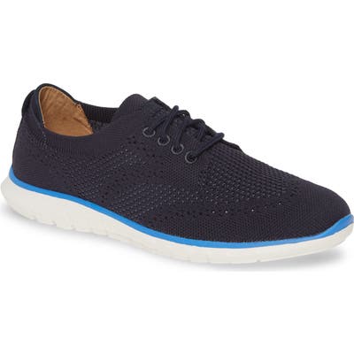 Hush Puppies Tricia Wingtip Knit Sneaker- Blue