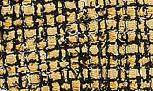 English Factory Premium Tweed Culotte Pants In Yellow/black