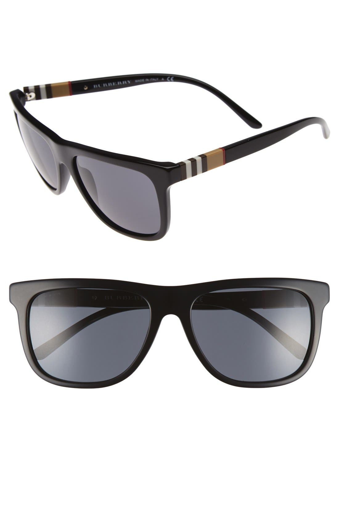 burberry 58mm sunglasses
