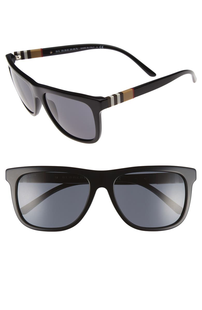 Burberry 58mm Check Detail Sunglasses | Nordstrom