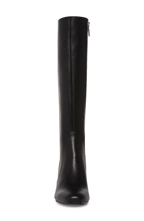 Blondo Silvana Waterproof Knee High Boot In Black Leather/stretch