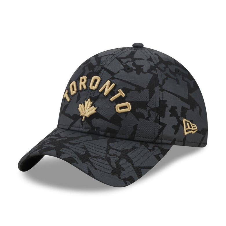New Era Men's Toronto Raptors 2022/23 Statement Edition 9FIFTY Snapback Hat – Black