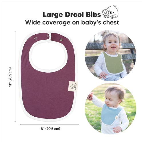 KEABABIES KEABABIES 8-PACK BABY DROOL BIBS 