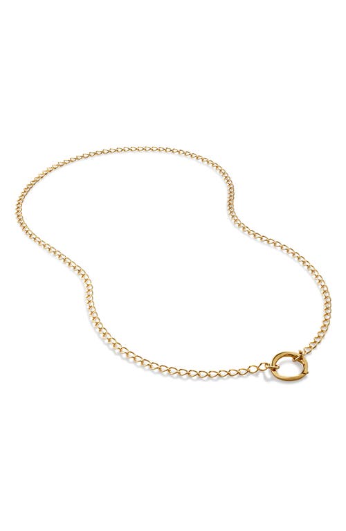 Monica Vinader Capture Chain Necklace in 18Ct Gold Vermeil at Nordstrom