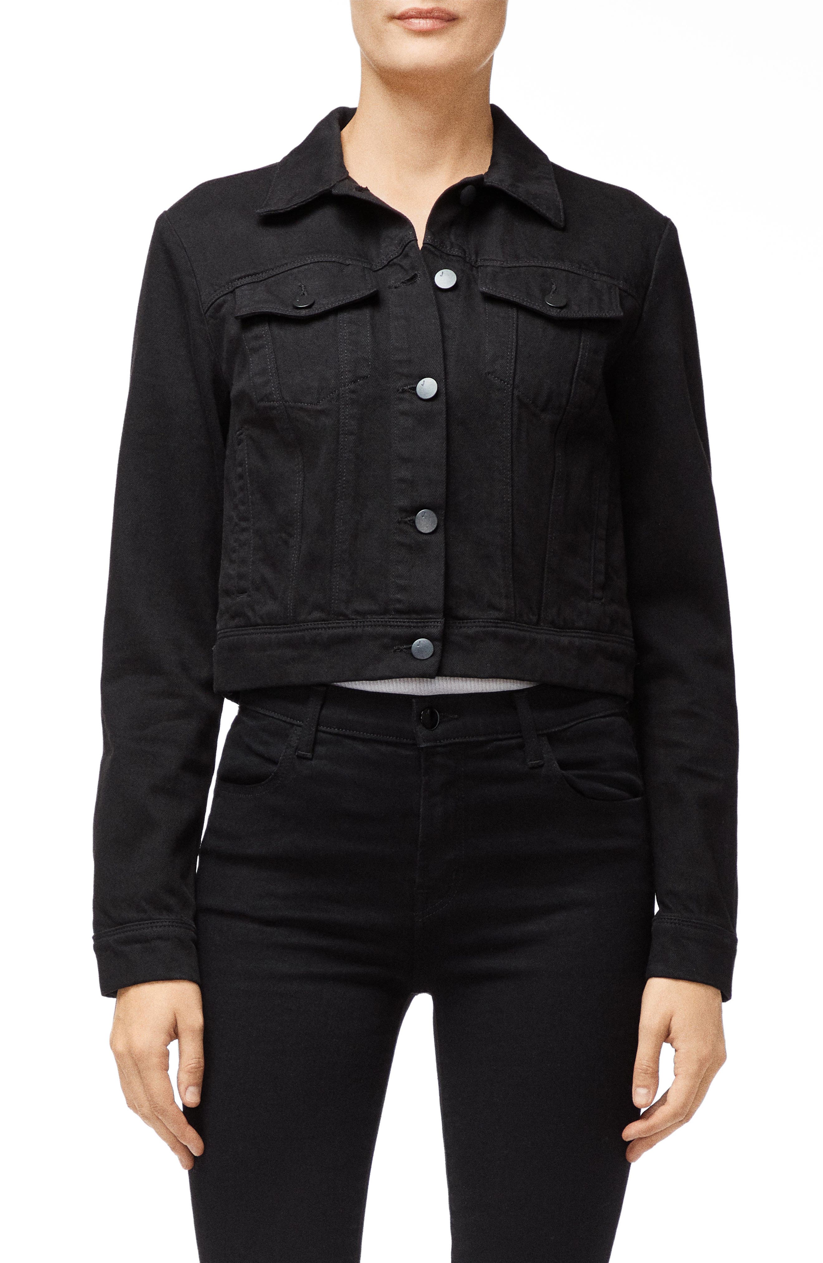 J Brand Coats Harlow Shrunken Denim Jacket