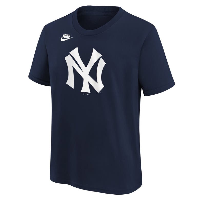 Shop Nike Youth  Navy New York Yankees Cooperstown Collection Team Logo T-shirt