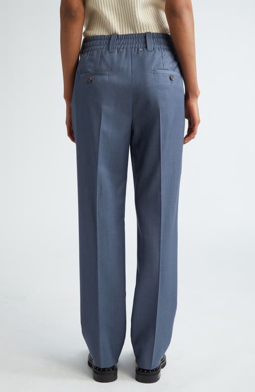 Golden Goose Journey Wool Tapered Pants In Grisallie