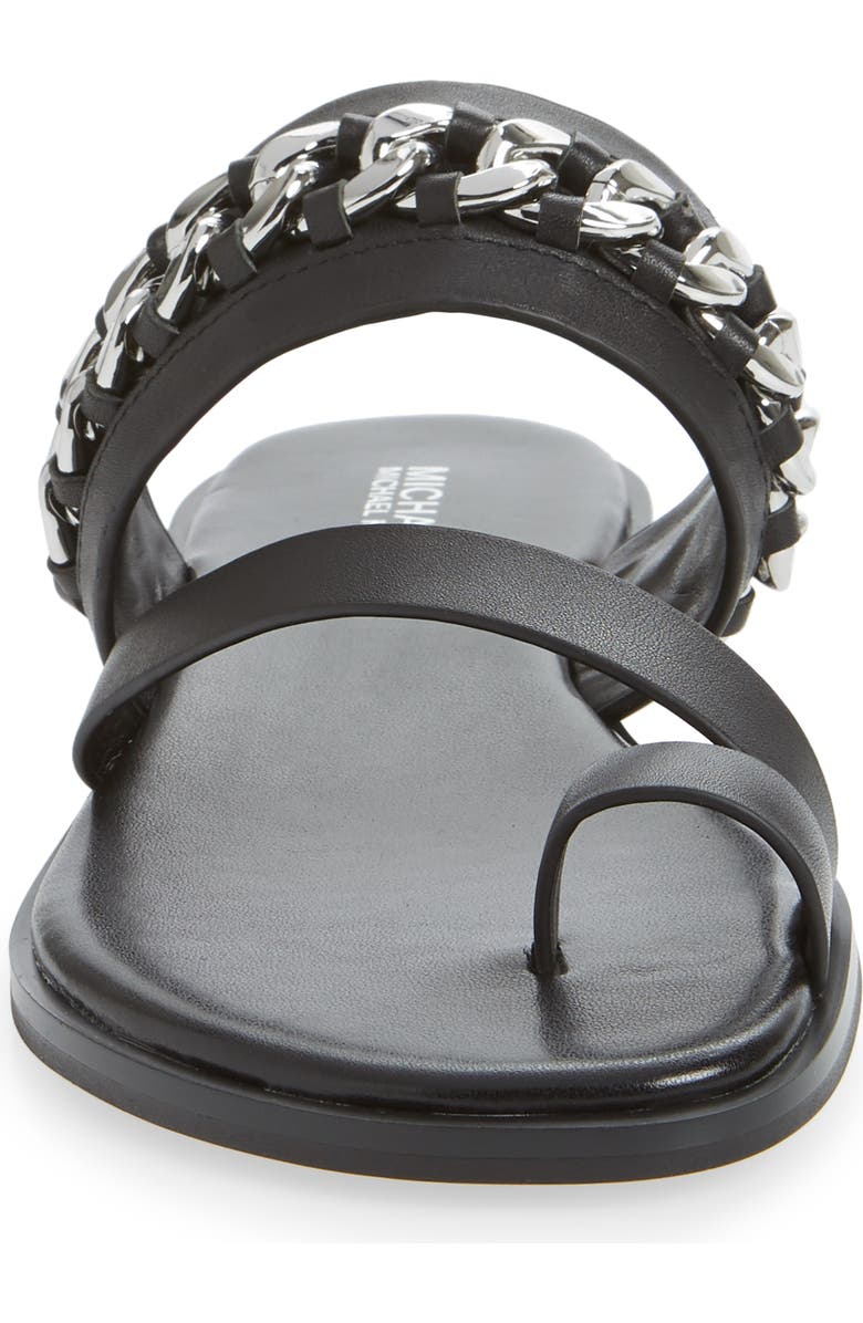 MICHAEL Michael Kors Bergen Curb Chain Slide Sandal, Alternate, color,