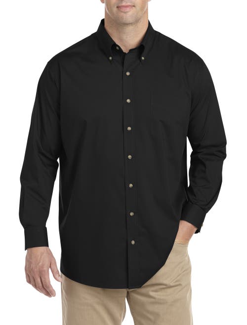 HARBOR BAY BY DXL HARBOR BAY BY DXL EASY-CARE SOLID SPORT SHIRT 