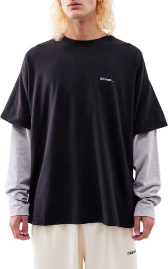Double Nordstrom Long Frans | T-Shirt Sleeve Iets Layer
