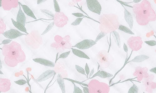 Shop Aden + Anais 2-pack Cotton Washcloth & Hooded Towel In Ma Fleur Pink