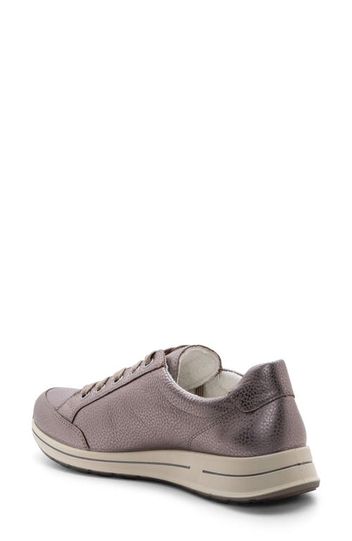 Ara Oleanna Zip Sneaker In Silver