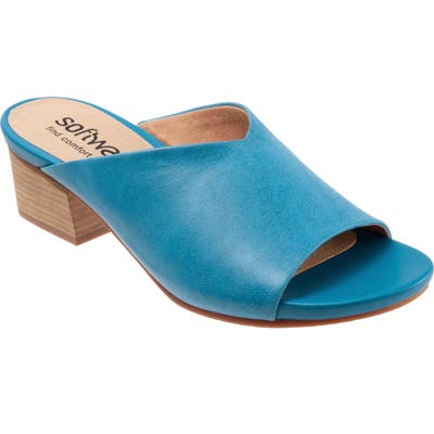 Softwalk Parker Slide Sandal, Blue