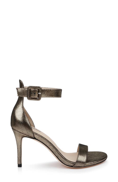 Shop L Agence L'agence Gisele Vi Ankle Strap Sandal In Gold/black