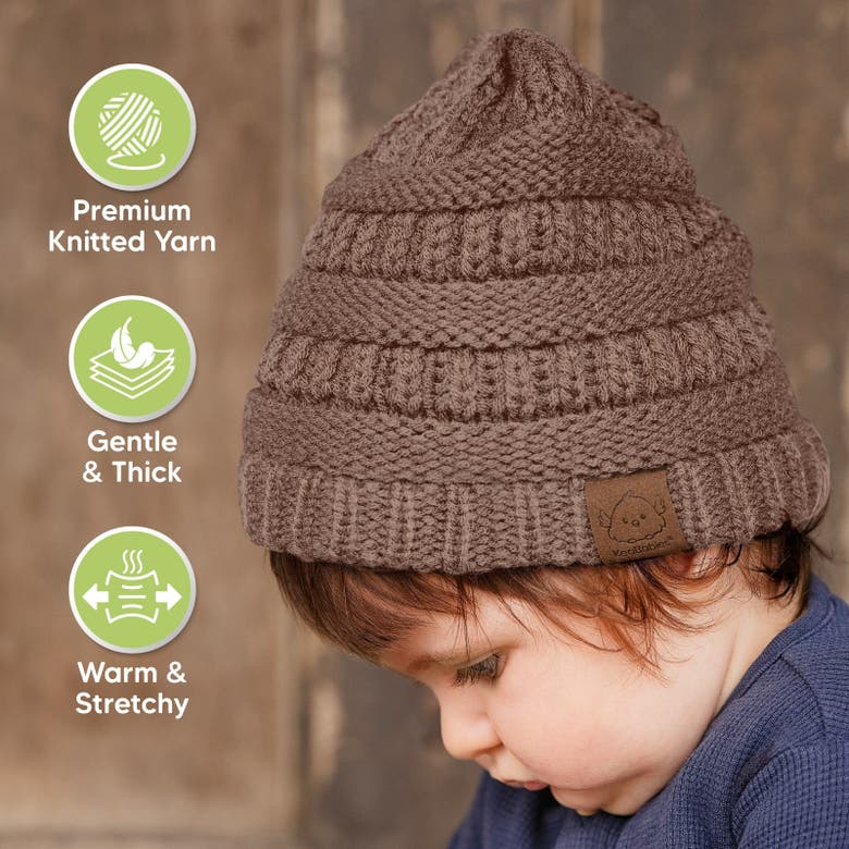 Shop Keababies 3-pack Warmzy Baby Beanies In Tawny