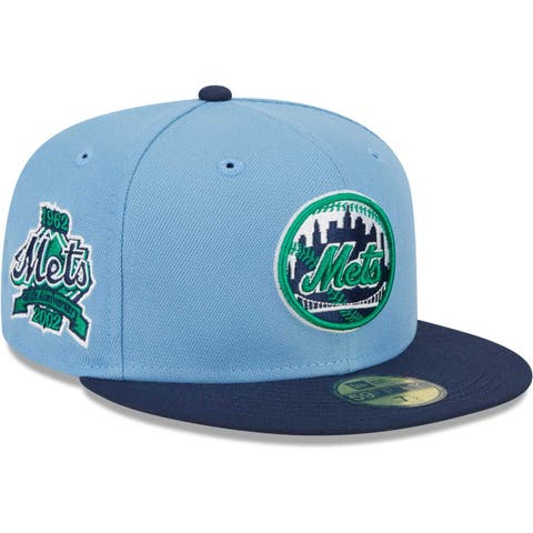 Milwaukee Braves New Era Cooperstown Collection Oceanside Green Undervisor  59FIFTY Fitted Hat - Navy