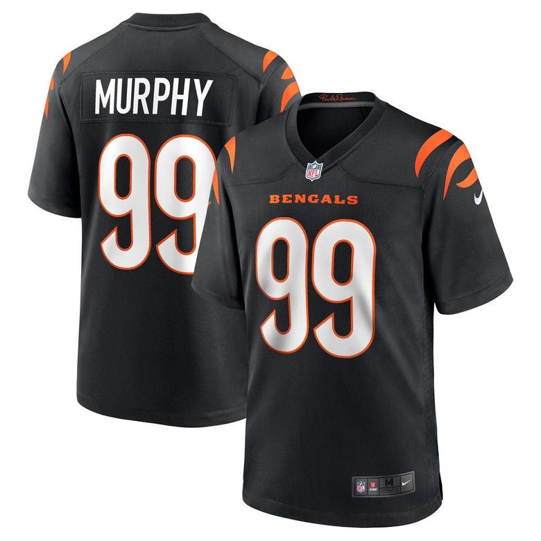NIKE NIKE MYLES MURPHY BLACK CINCINNATI BENGALS 2023 NFL DRAFT FIRST ROUND PICK GAME JERSEY