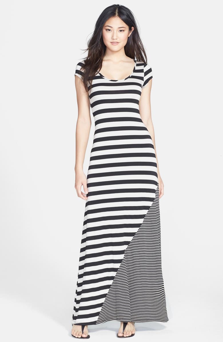 Everleigh Multi Stripe Short Sleeve Maxi Dress (Regular & Petite ...